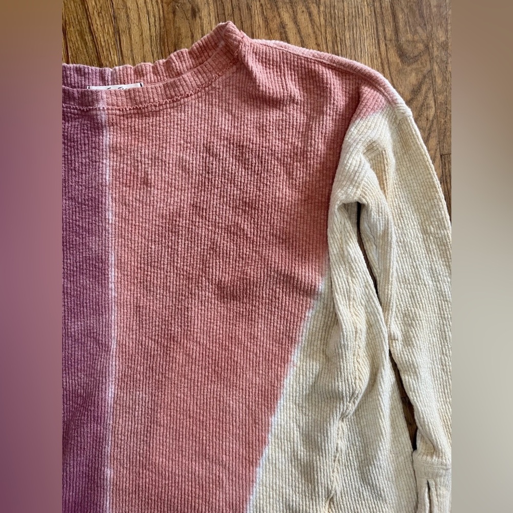 We The Free | Free People Logan Long-Sleeve Thermal T-Shirt in Star Anise Combo - Picture 8 of 16
